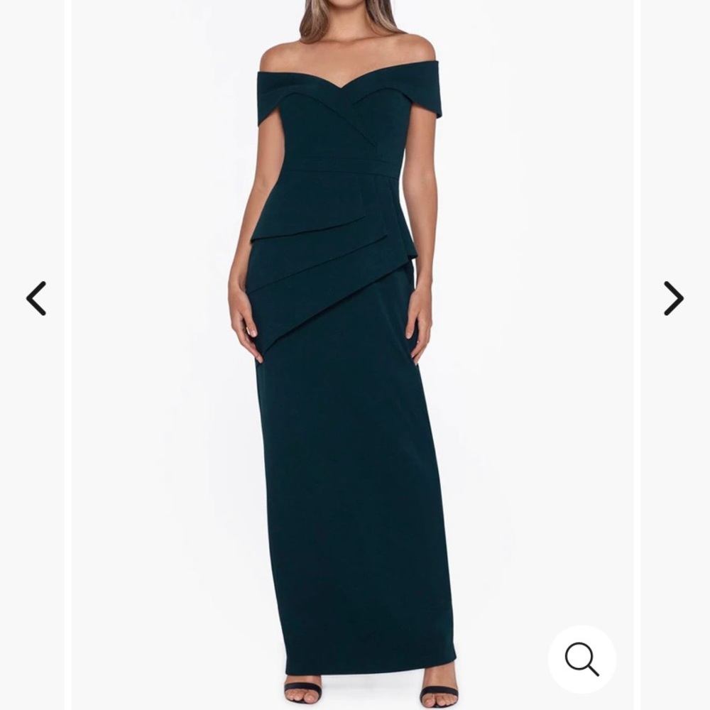 Xscape Forest Green Formal Gown